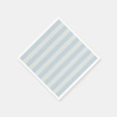 Hellblaue Streifen Serviette (Ecke)