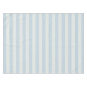 Hellblaue Streifen Tischdecke (Vorderseite (Horizontal))