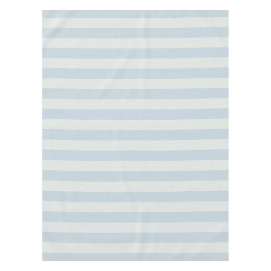 Hellblaue Streifen Tischdecke (Vorderseite)