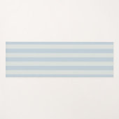 Hellblaue Streifen Yogamatte (Vorderseite (Horizontal))