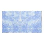 Hellblaue und Abstrakte Kissen Hüllen Kissenbezug (Rückseite-Links)