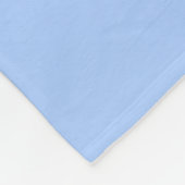 Hellblaue und dunkelblaue Rechtecke Fleecedecke (Ecke)