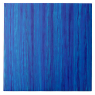 Hellblaue und dunkelblaue Streifen Fliese