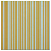 Hellblaue und dunkle goldene Streifen Stoff (Muster)