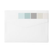 Hellblaue und graue moderne Farbblöcke (Rückseite)