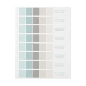 Hellblaue und graue moderne Farbblöcke (Bogen)