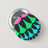Hellblaue und grüne Skala Button (Vorne & Hinten)