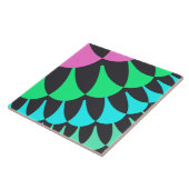 Hellblaue und grüne Skala Fliese (Seite)