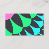 Hellblaue und grüne Skala Visitenkarte (Vorderseite)