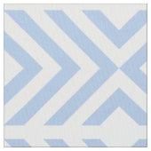 Hellblaue und weiße Sparren, Diamanten geometrisch Stoff (Nahaufnahme)