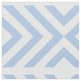 Hellblaue und weiße Sparren, Diamanten geometrisch Stoff