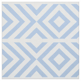 Hellblaue und weiße Sparren, Diamanten geometrisch Stoff