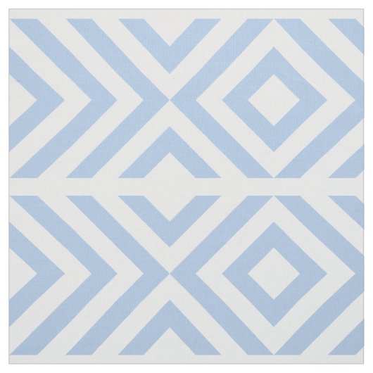 Hellblaue und weiße Sparren, Diamanten geometrisch Stoff (Muster)