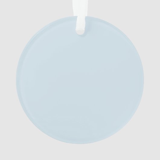 Hellblaue Verzierung des Weihnachten 2017 des Ornament (Rückseite)