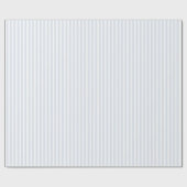 Hellblaue weiße Streifen Geburtstag Geschenkpapier (Flach)