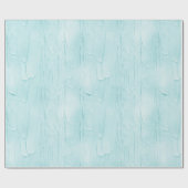 Hellblauer Aqua-Frosting-Geburtstag Geschenkpapier (Flach)