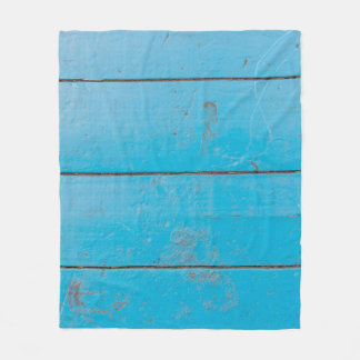 Hellblauer Aquamarine Vintages Holzstaub Fleecedecke