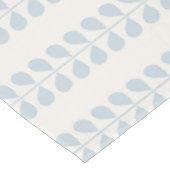 Hellblauer Blattstreifen Tischdecke (Schrägansicht)