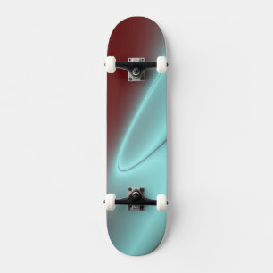 Hellblauer Blitz Skateboard