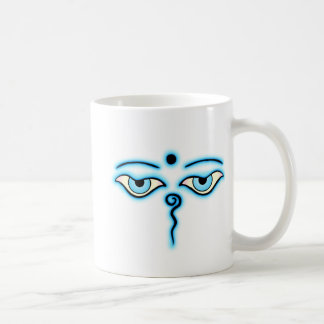 Hellblauer Buddha Eyes.png Kaffeetasse