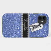 HELLBLAUER CrystaTl BLING IPHONE 5 Fall Case-Mate iPhone Hülle (Rückseite (Horizontal))