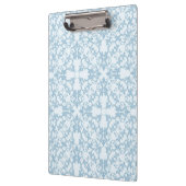 Hellblauer Damast Klemmbrett (Links)