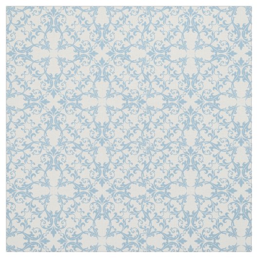 Hellblauer Damast Stoff (Muster)