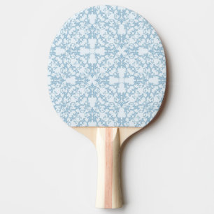 Hellblauer Damast Tischtennis Schläger