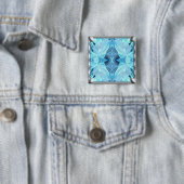Hellblauer Edelstein-Entwurf Button (Beispiel)
