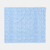 Hellblauer falscher Glitter und Glanz Fleecedecke (Vorderseite (Horizontal))
