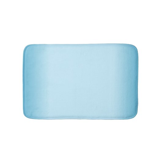 Hellblauer Farbverlauf Badematte (Vorderseite)