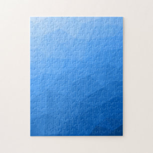 Hellblauer Farbverlauf geometrisches Netz Muster Puzzle
