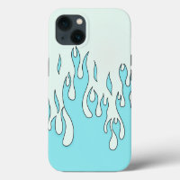 Hellblauer Flamme