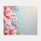 Hellblauer Fleece Blanket (Vorderseite (Horizontal))