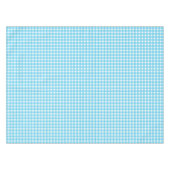 Hellblauer Gingham Tischdecke (Vorderseite (Horizontal))