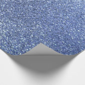 Hellblauer Glitter Geschenkpapier (Ecke)