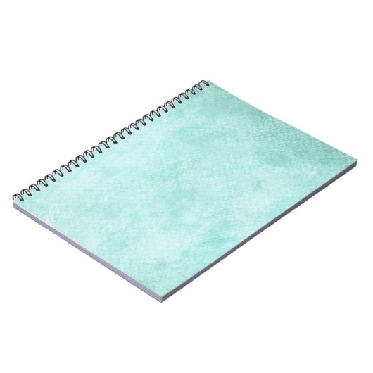 Hellblauer grüner notizblock (Linke Seite)