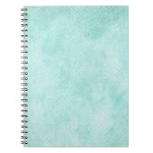 Hellblauer grüner notizblock (Vorderseite)