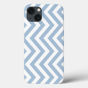 Hellblauer Grunge-strukturiertes Zickzack Case-Mate iPhone Hülle