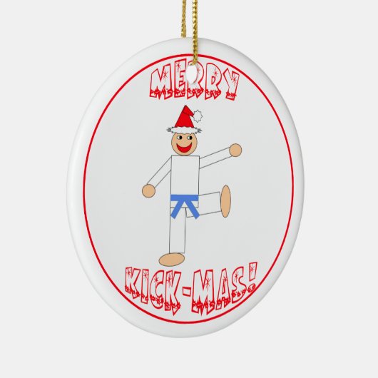 Hellblauer Gurt Kampfkunst-fröhlicher TrittMas Keramikornament (Rechts)