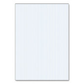 Hellblauer Hydrangetisch/Platzkarten Tischnummer (Rückseite)