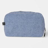 Hellblauer Jeans-Look Druck Cut Sew Bag Waschbeutel (Vorderseite)