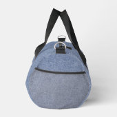 Hellblauer Jeans-Look Print Cut Sew Bag Duffle Bag (Rechts)