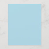 Hellblauer Junge Taufe (Rückseite)