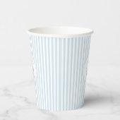 Hellblauer Kinderwagen Baby Boy Shower Pappbecher (Rechts)