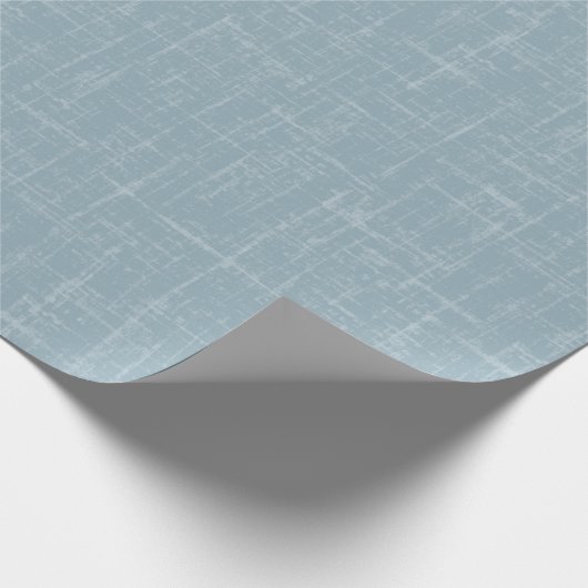 Hellblauer Leinenstein Geschenkpapier (Ecke)