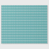 Hellblauer Marmor Elegantes Modernes Muster Geschenkpapier (Flach)