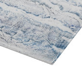 Hellblauer Marmor Schneidebrett (Ecke)