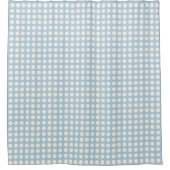 Hellblauer Marshmallow-Muster-Duschvorhang Duschvorhang (Vorderseite)