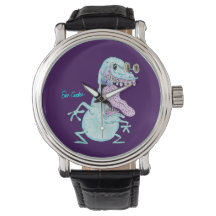 hellblauer Monster-Alien-Cartoon
